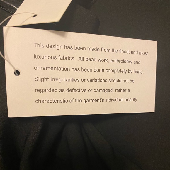 NWT Aidan Mattox One Shoulder Crepe Dress - Picture 5 of 6